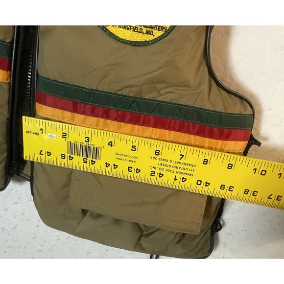 Bass Pro Shops Flotation Device Adult Vtg Life Jacket Type III (Chest 30-52 In) - Picture 11 of 12